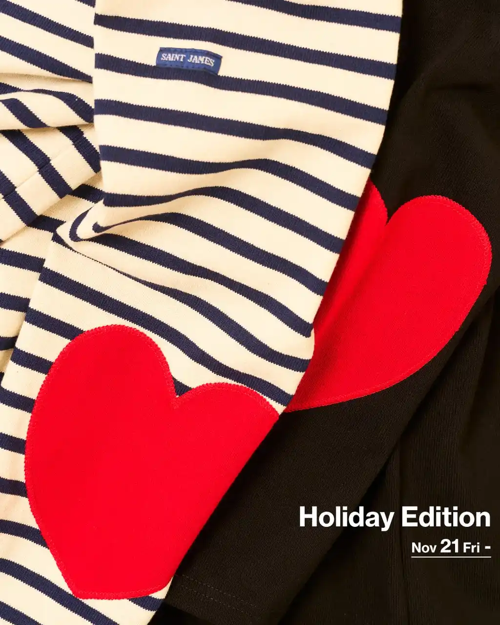 【株式会社ベイクルーズ】 「SAINT JAMES(セントジェームス）」HOLIDAY気分を盛り上げるカプセルコレクションをローンチ
