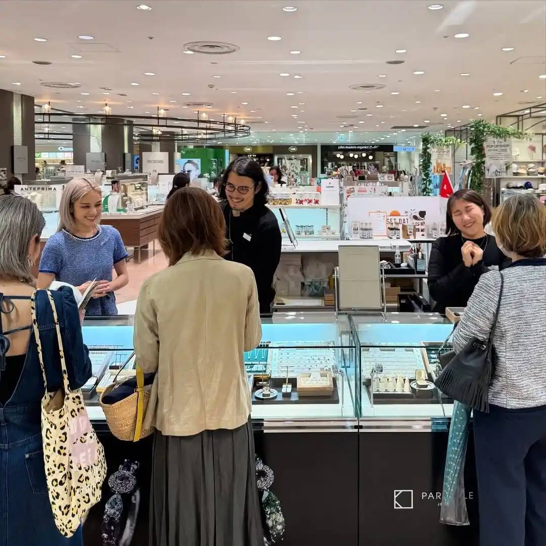 【株式会社 PARCELLE】 【PARCELLE JEWELRY】鶴屋百貨店で POP UP SHOP を開催