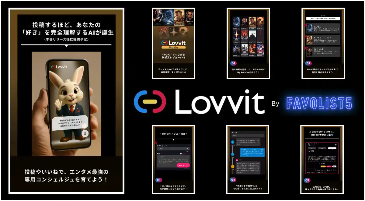 孫 泰蔵、佐藤 航陽が推薦する新感覚SNS「Lovvit」β版ローンチ！あなたの「好き」が、未来の相棒を創る。投稿するほど賢くなる“AIコンシェルジュ”