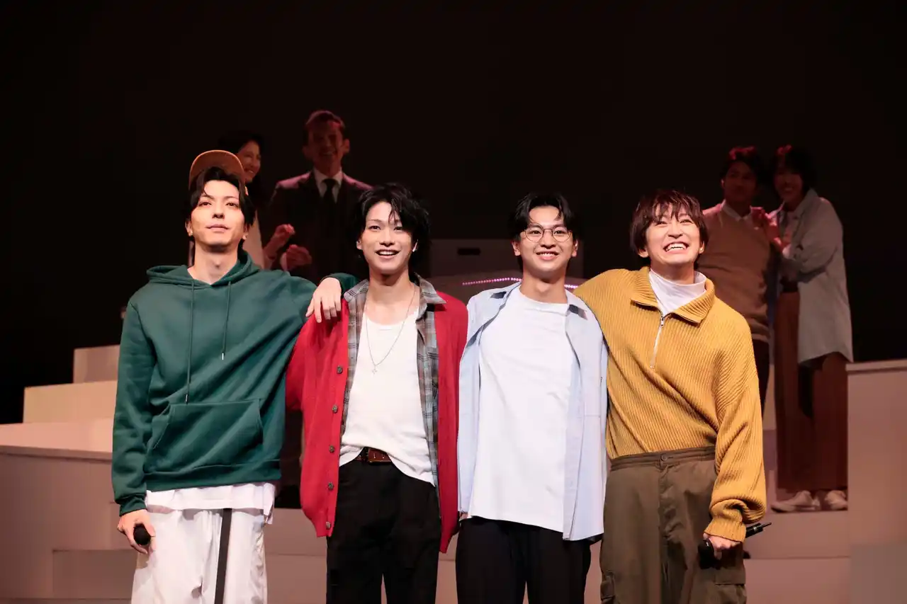 GRe4N BOYZの楽曲と共にグループの誕生を描く 舞台「それってキセキ」開幕！