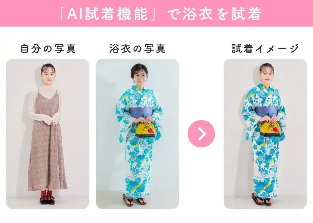 【パーフェクト株式会社】 AIで似合う浴衣や水着が見つかる！YouCamアプリに夏ぴったりのバーチャル試着機能が登場