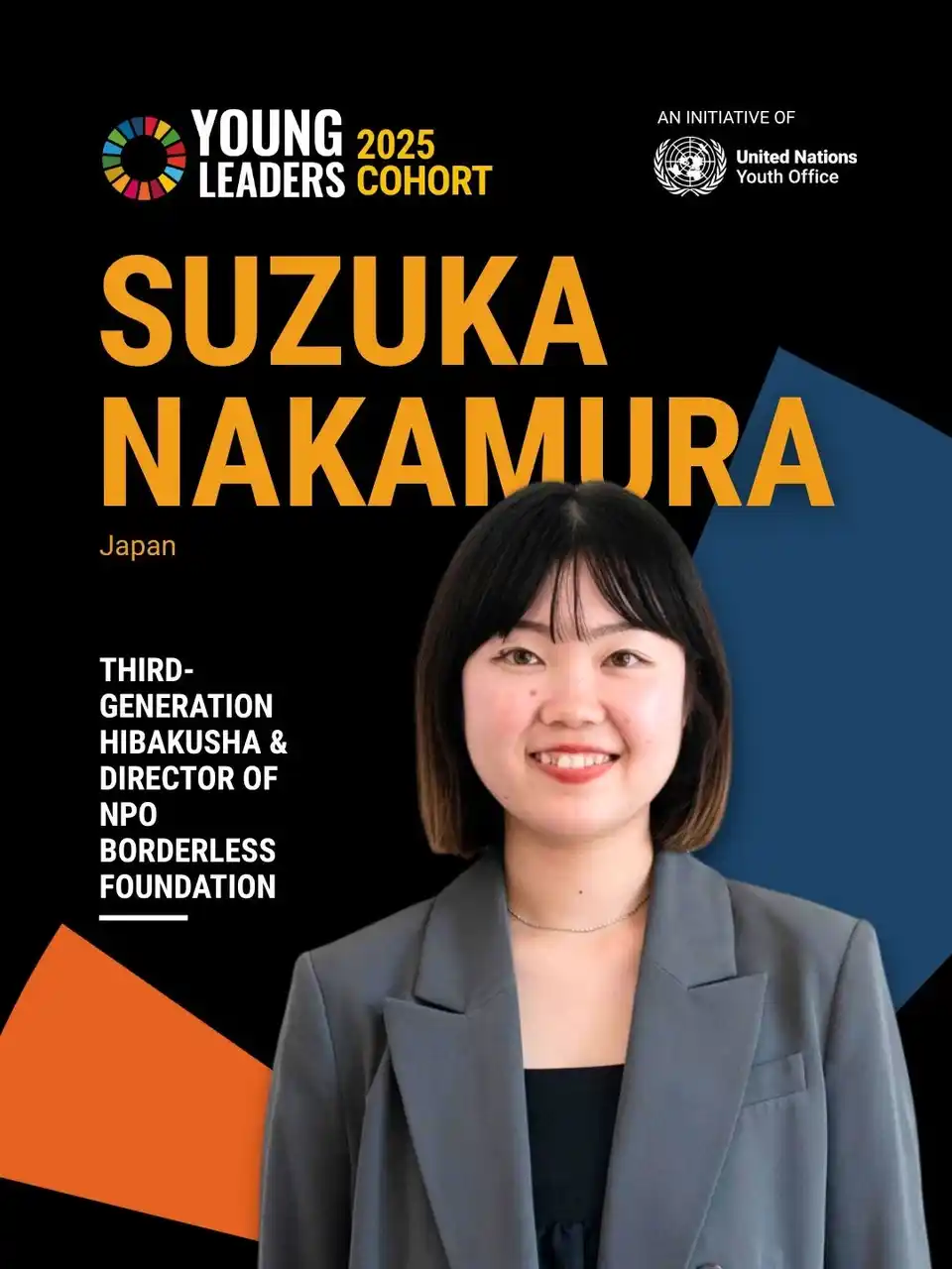 【日本人初】ボーダレスファウンデーション理事の中村がYoung Leaders for SDGsに選出されました