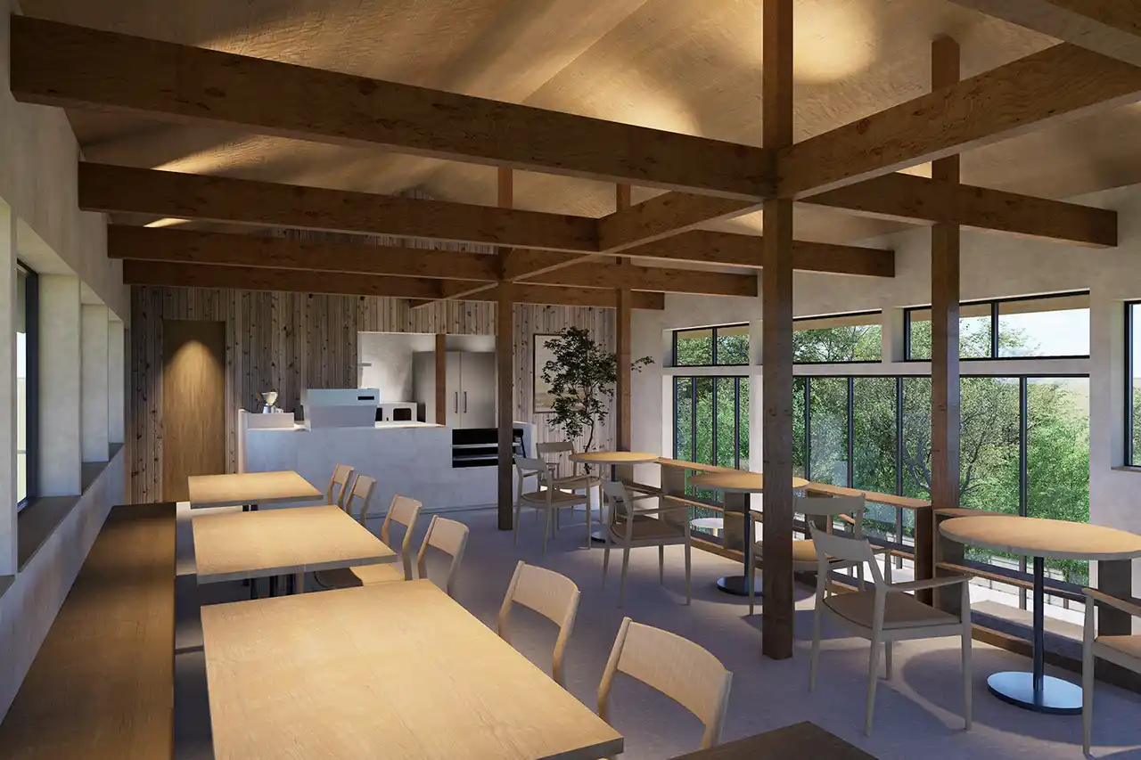 【株式会社三五工務店】 北海道の暮らしを味わうカフェ「HARUKA Coffee & Table」が、滞在型複合施設・山郷（さんごう）内に2月5日(木)オープン