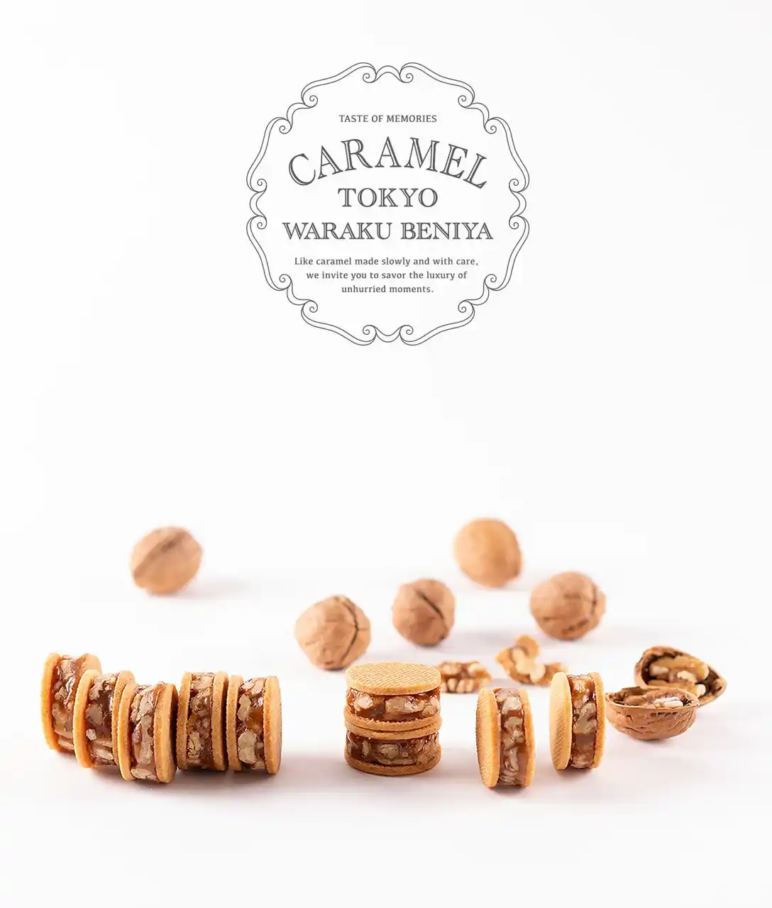 辻口博啓が手掛ける和スイーツ専門店「和楽紅屋」から生まれた新ブランド「CARAMEL TOKYO WARAKUBENIYA」が9月17日、西武池袋本店にオープン