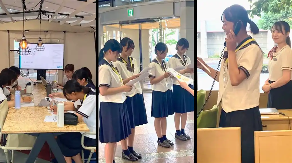 【セコムグループ(株)TMJ】岡山拠点にて地元高校生のインターンシップを実施