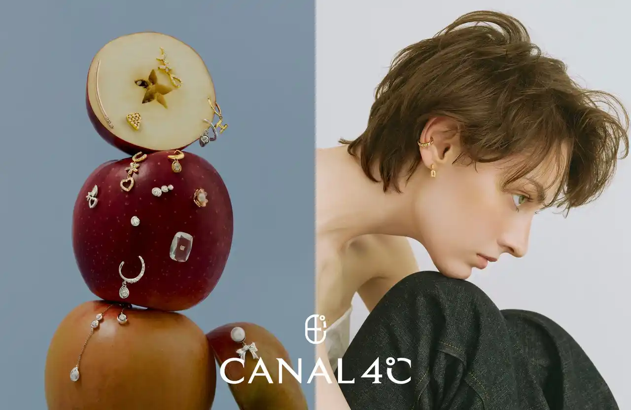 【株式会社エフ・ディ・シィ・プロダクツ】 「CANAL 4℃」リブランディング始動、耳元から楽しむスタイリング提案「EARFLoW」を発表。日常に寄り添う、新たなジュエリーブランドへ