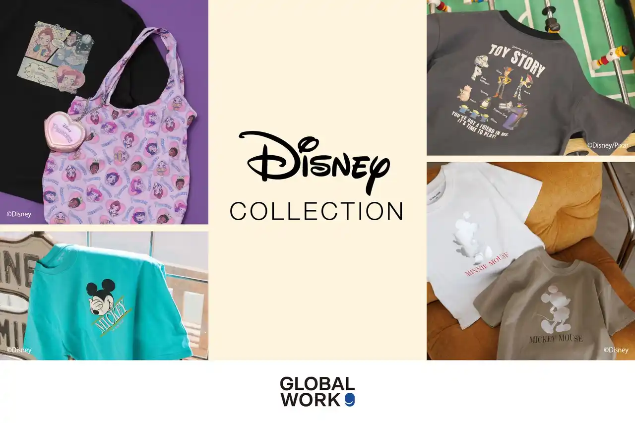 【株式会社アンドエスティHD】 【GLOBAL WORK】累計販売数160万枚超！KIDSで毎年人気のTシャツ「ヘビロッTEE」から80’sレトロをテーマにしたディズニー＆ピクサーのスペシャルコレクションが発売！
