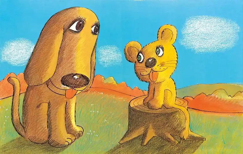 『やさしいライオン』1975年 (C)やなせたかし　(公財)やなせたかし記念アンパンマンミュージアム振興財団蔵