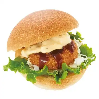 【サミット株式会社】 総菜売場今年新発売の「グラタンコロッケ」がバーガーに