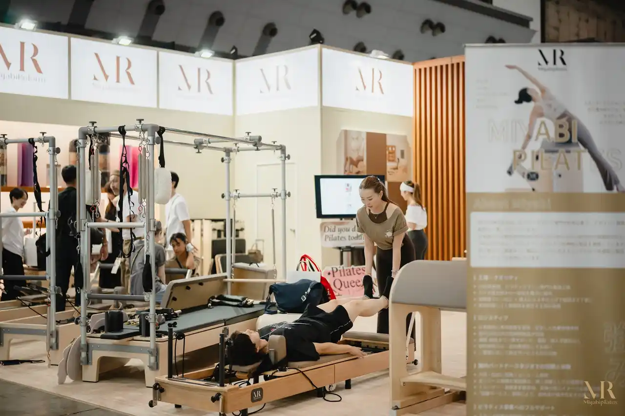 【MIYABI株式会社】 【SPORTEC東京出展記念】女性一人でも折りたたみ・移動可能なピラティスマシンに注目！