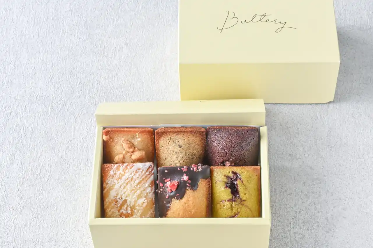 【Butteryららぽーと安城】ホワイトチョコ＆オレンジなどフィナンシェ6種入り「バレンタイン限定ギフト」が新登場！