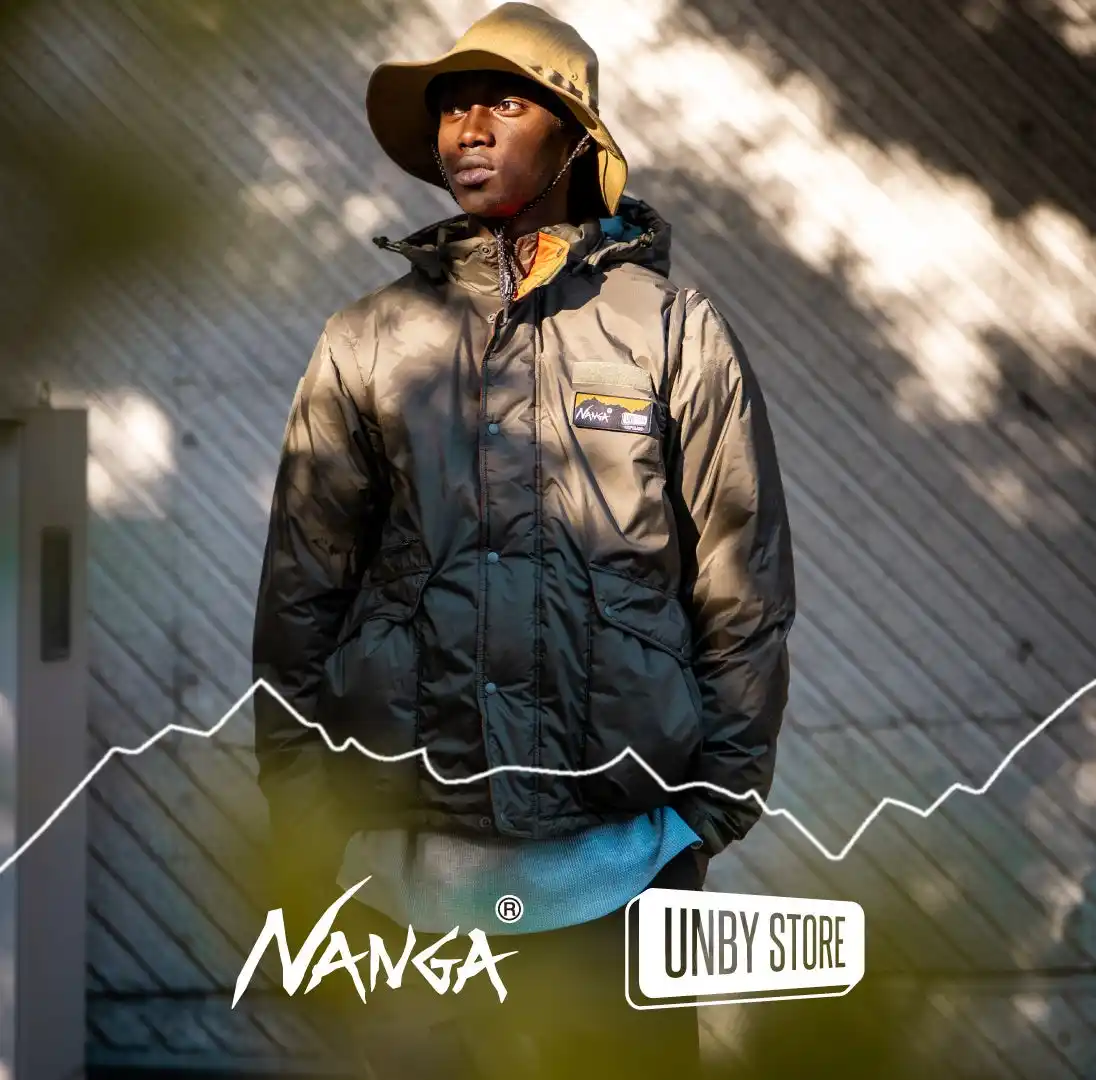 UNBY STOREがNANGAに別注をかけた、ダウンベストスタイルも楽しめるデタッチャブル仕様のダウンジャケットが9/5(金)より先行予約開始。