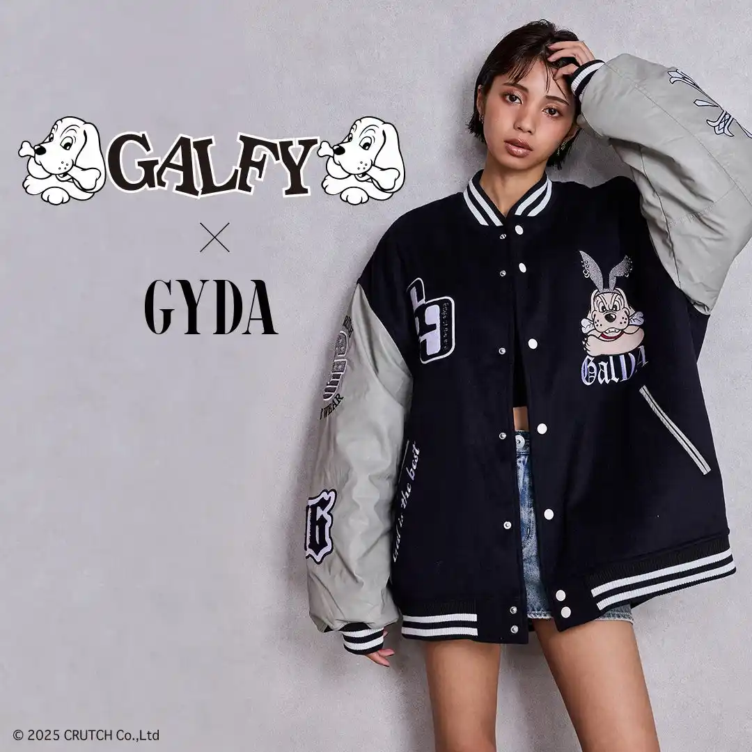 【MARK STYLER】 「GYDA（ジェイダ）」アパレルブランド「GALFY(ガルフィー）」 とのコラボレーションアイテムを9月9日(火)に予約販売開始