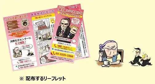 【東京都】 高齢者の消費者被害防止に向けて宅配事業者等と連携しリーフレットを直接お届けします！
