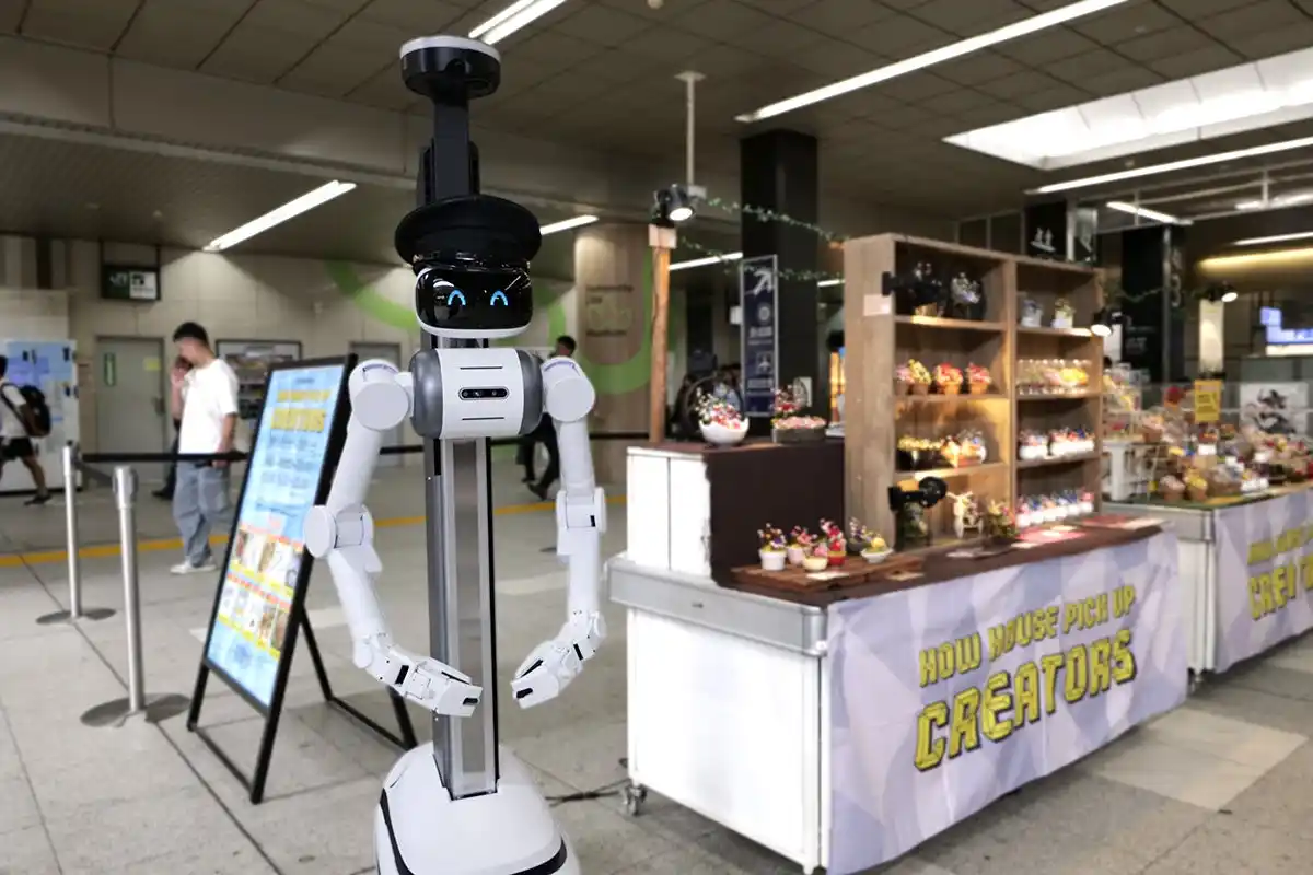 【ｕｇｏ株式会社】 ugo Pro、日暮里駅イベントスペースにて警備の実証実験を実施