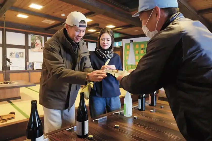 見学後の試飲