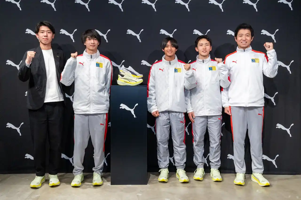 【プーマ ジャパン株式会社】 プーマ新作ランニングシューズ「DEVIATE NITRO(TM) ELITE 4 / DEVIATE NITRO(TM) 4」商品プレゼンテーション＆城西大学男子駅伝チームを迎えたトークセッションを実施