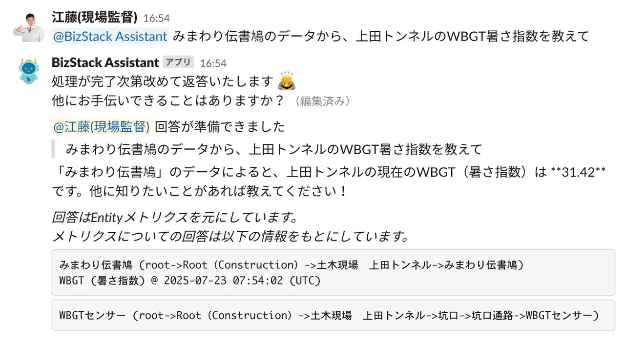 AIが気象データを現場に届ける：BizStack、環境計測IoT「みまわり伝書鳩」と連携 by PR TIMES
