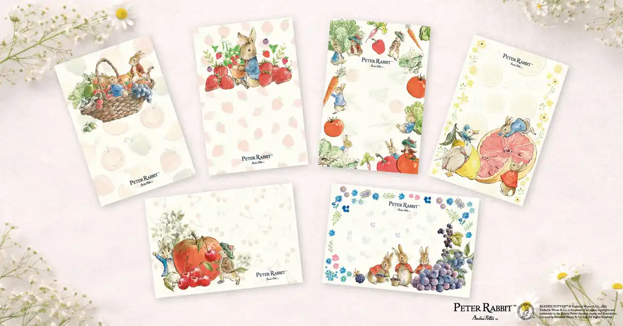 【フタバ株式会社】 【郵便局限定販売】『ピーターラビット(TM)︎絵はがき 2026』を販売開始します