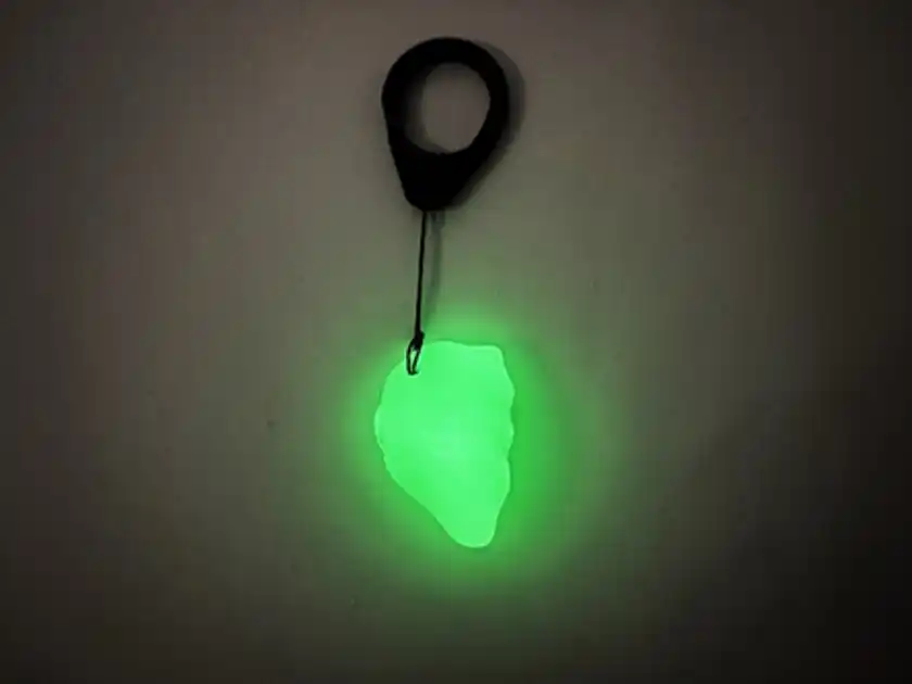 寄贈品の発光時