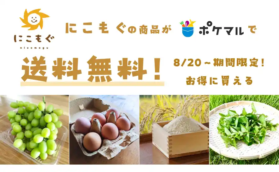 【半田市役所】 【愛知県半田市】期間限定！産直ECサイト「ポケットマルシェ」で半田の農産品が送料無料でお得に購入できます！