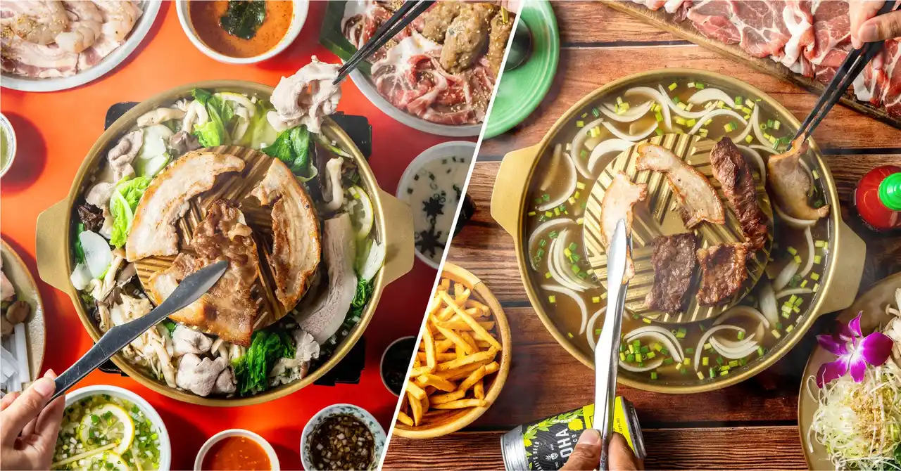 一度で二度おいしい、お鍋の新定番！“しゃぶしゃぶ×焼肉”「ムーガタ鍋」がCHUTNEY Asian Ethnic Kitchenとアロハテーブルに登場