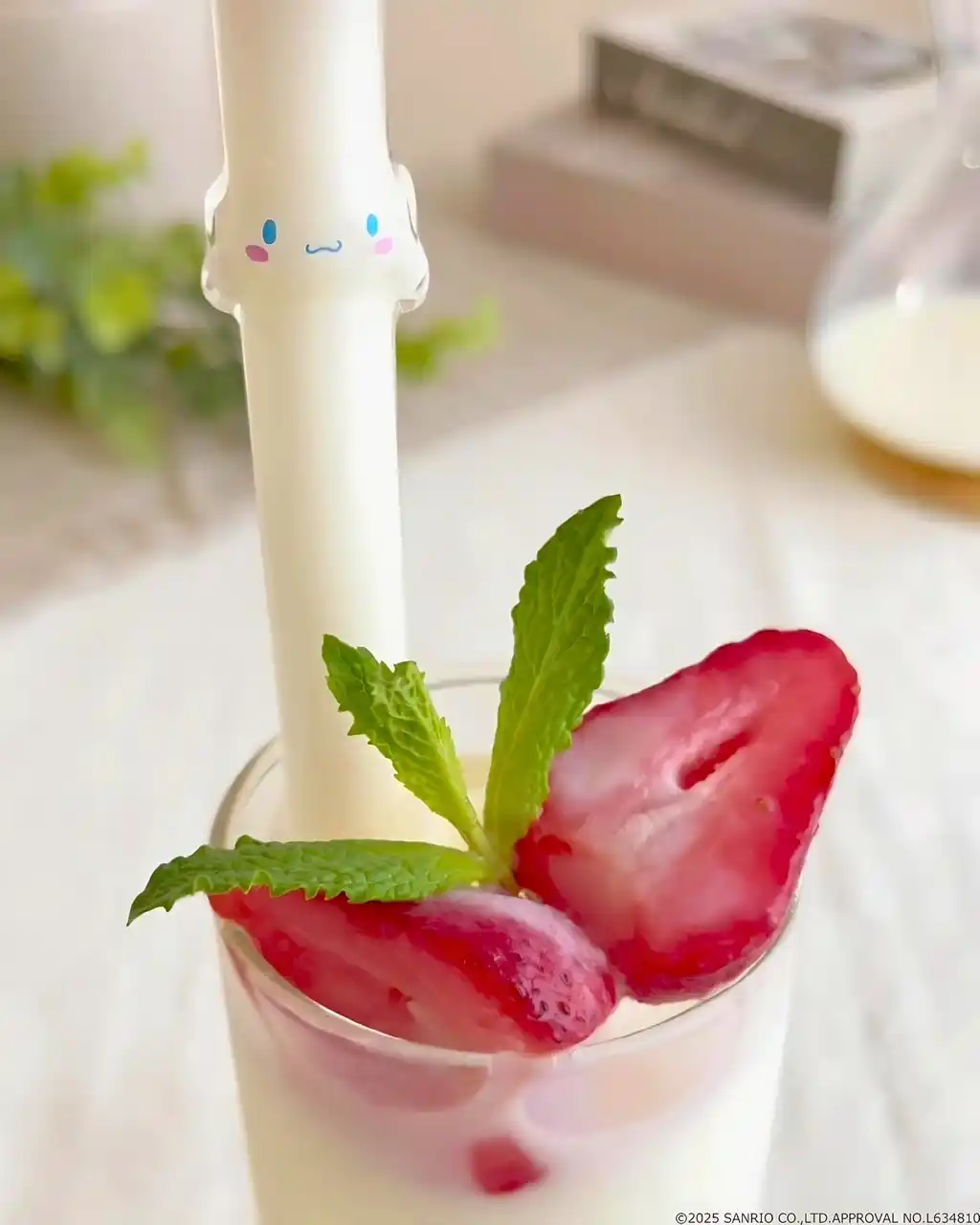 長らく売り切れていたファン待望の「シナモロール」ガラス製マイストローが、グッドグラスからついに再販開始！