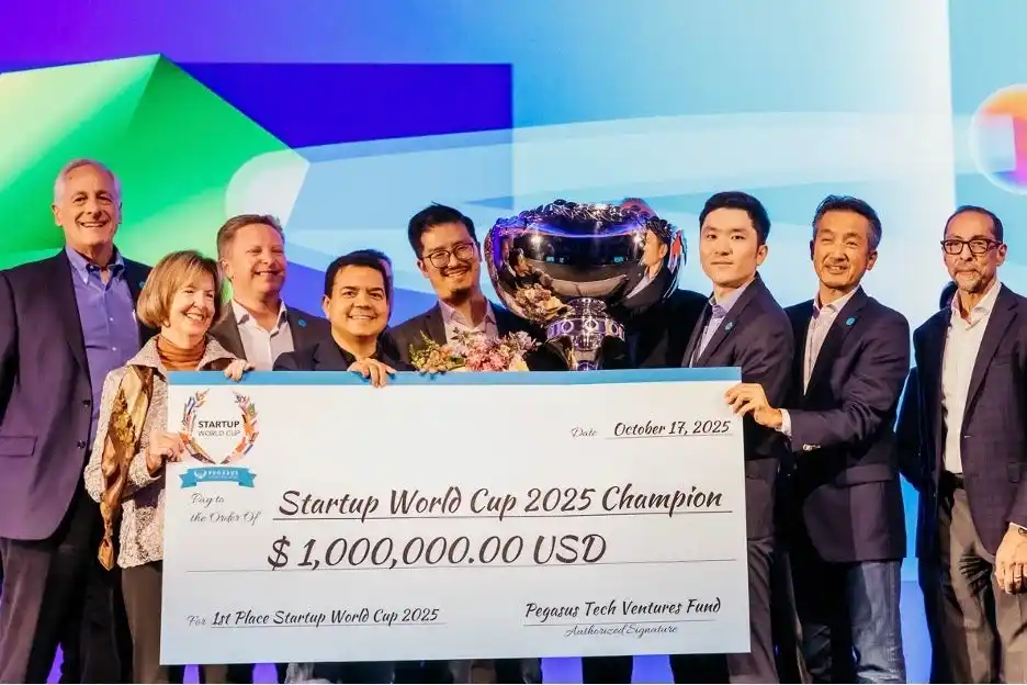 【株式会社ペガサス・テック・ベンチャーズ・ジャパン】 スタートアップワールドカップ2025速報レポート：アメリカ・イーストベイ予選代表Coreshell社が世界チャンピオンに決定。東京予選代表のAcompany社もトップ10入り！