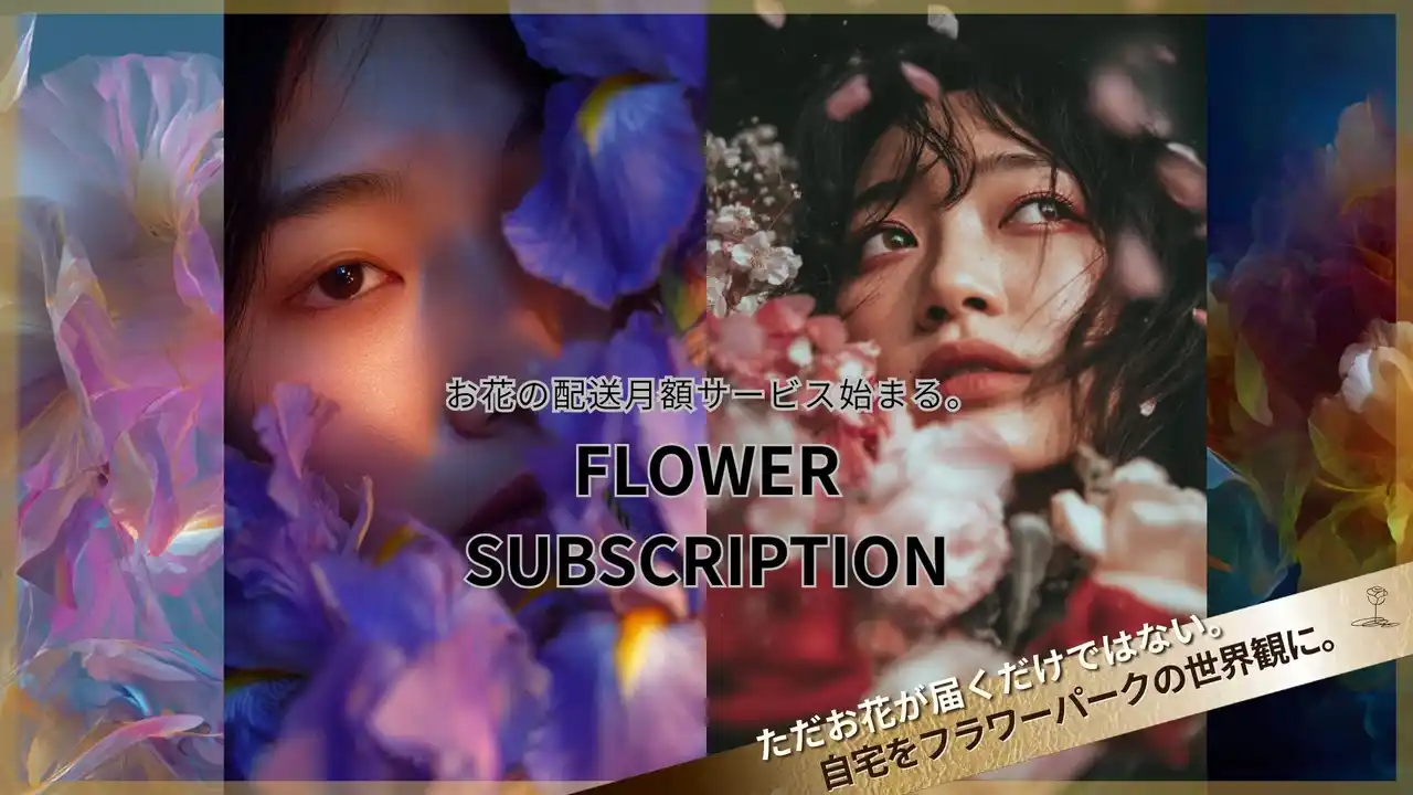 【株式会社クローバークラブ】 【FLOWER SUBSCRIPTION】自宅を、フラワーパークの世界観に。EBISU FLOWER PARKより、お花の配送・月額サービスがスタートします。