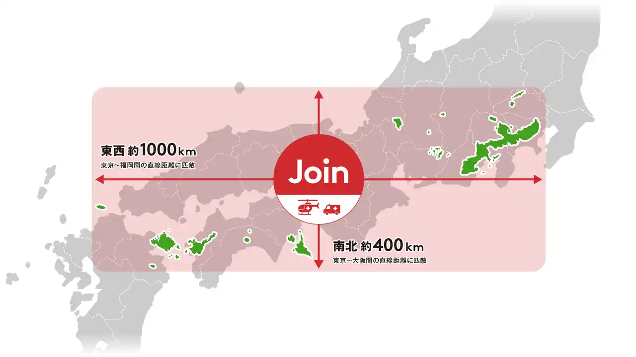 救急医療は個別病院から県全体を支える仕組みを目指して 東西1000km南北400km・沖縄県の広域救急をつなぐJoin