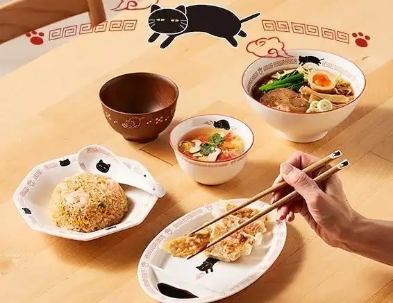 【株式会社ニトリホールディングス】 【ニトリ デコホーム】レトロでかわいいおうち中華！大人気デコネコシリーズに、中華皿が新登場
