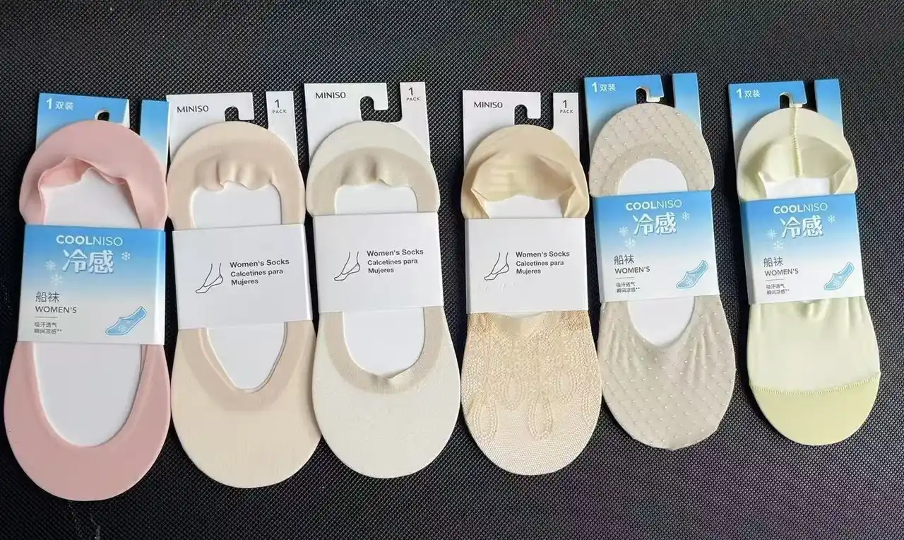 冷感靴下　夏ソックス　義烏縫製加工工場　新規取引募集を開始いたしました。