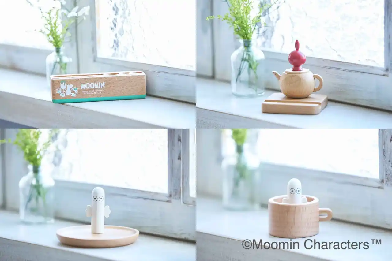【株式会社ニチガン】ムーミン、リトルミイ、ニョロニョロ2種の4アイテムが新発売！