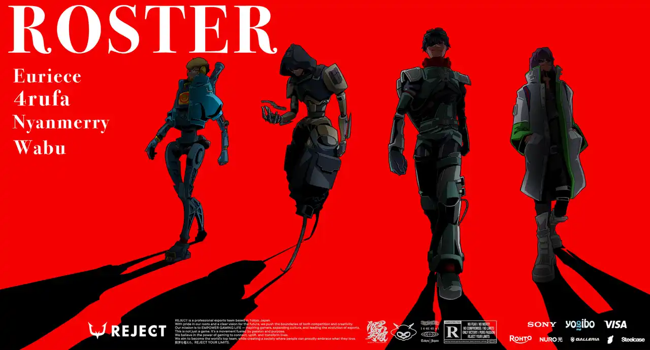 【株式会社REJECT】 プロeスポーツチーム「REJECT」Apex Legends部門に新メンバー2名が加入、新体制でSplit 2へ挑戦