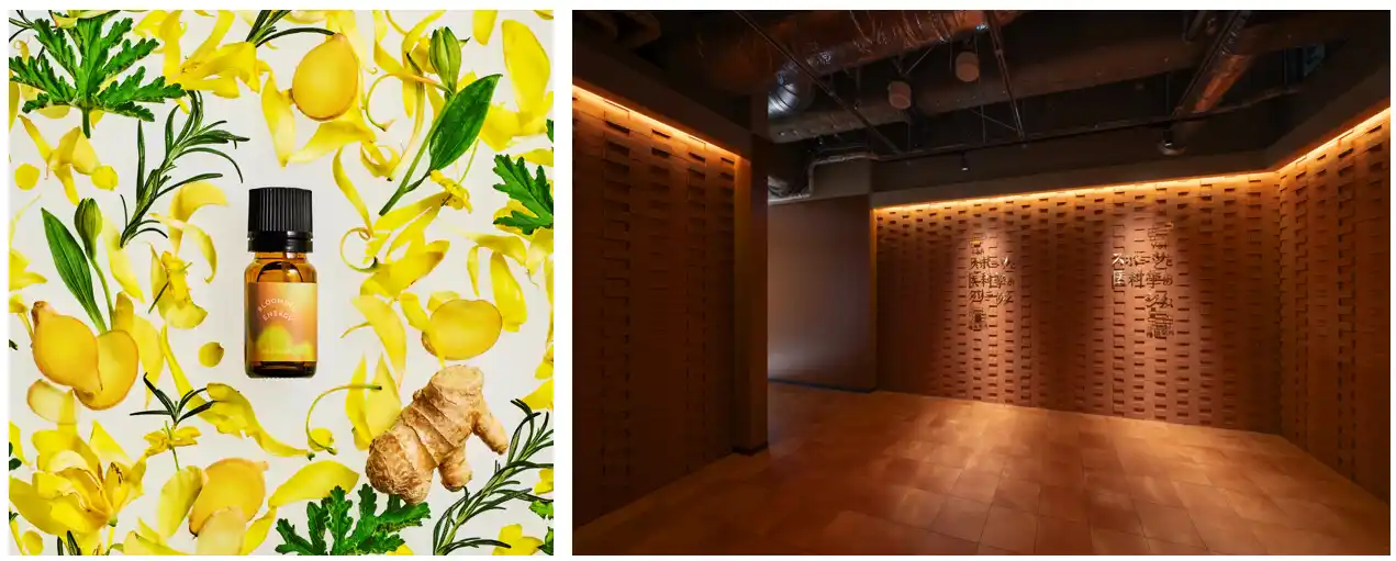 【ロート製薬株式会社】 ロート製薬「BELAIR LAB」「ブルーミング エナジー」フレグランスオイル新発売。横浜最大級の極上フィットネスジム「YSA スポーツと医科学のジム 横浜関内」に導入