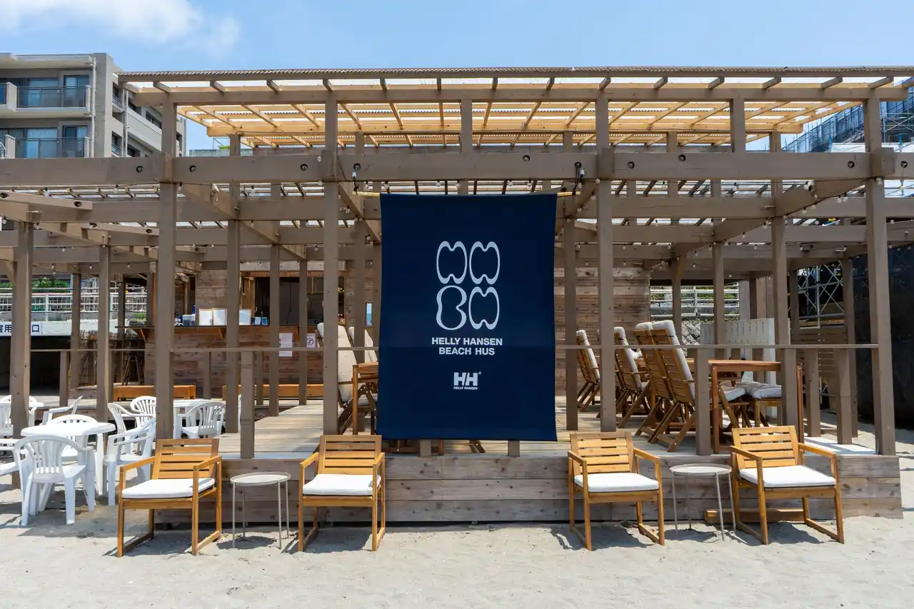 【HELLY HANSEN】 HH×海の家「はなれ」 ”HELLY HANSEN BEACH HUS” オープン