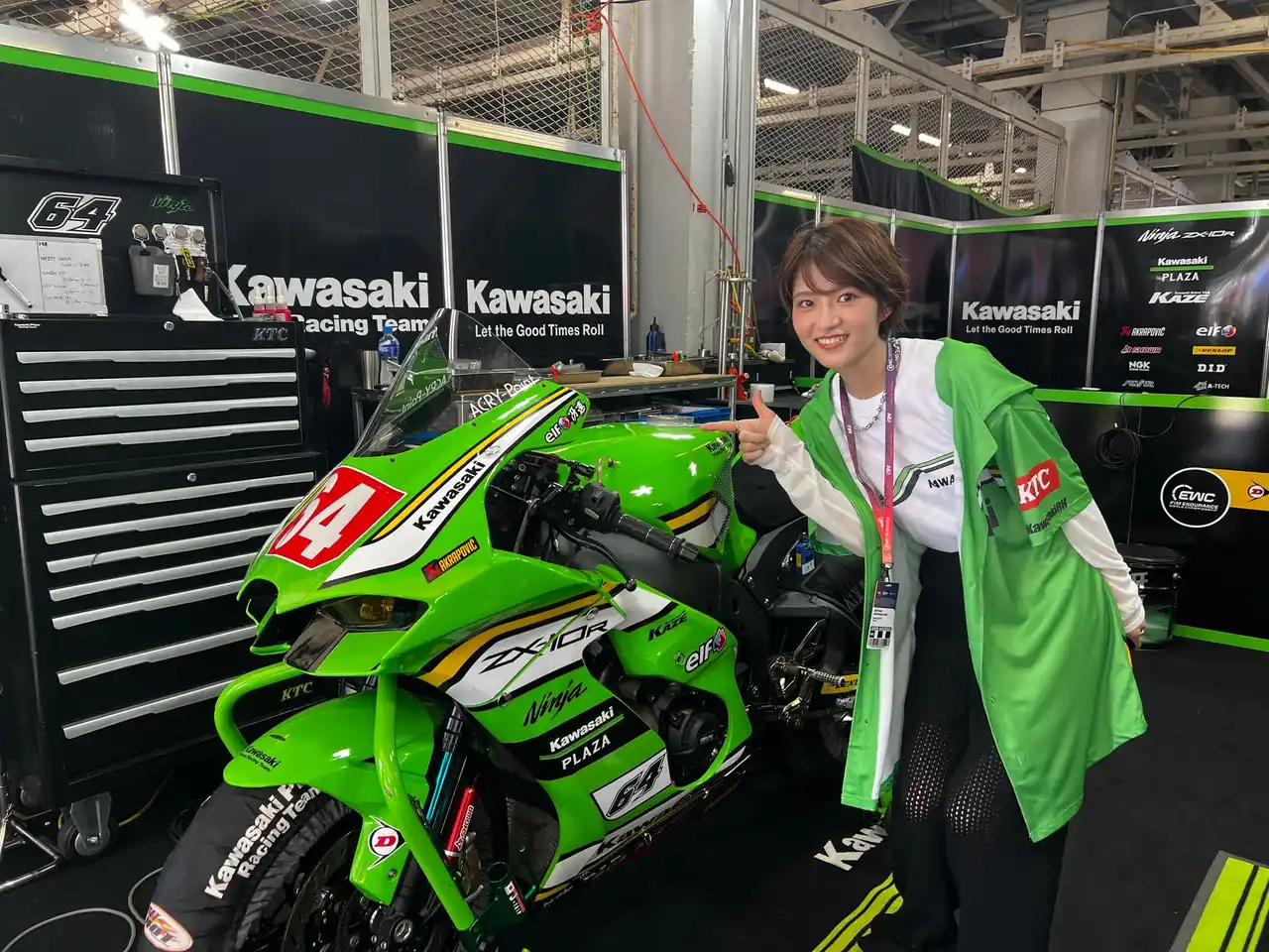 【株式会社カワサキモータースジャパン】 若月佑美さん、鈴鹿8耐で心を動かされた一日　～動画公開のお知らせ～