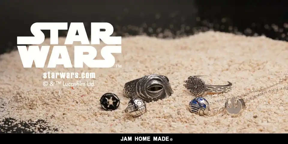 【株式会社 JAM HOME MADE】 ジャバ・ザ・ハットやミレニアム・ファルコンの指輪が新発売『JAM HOME MADE / STAR WARS Collection』 2025年9月5日（金）より予約販売開始