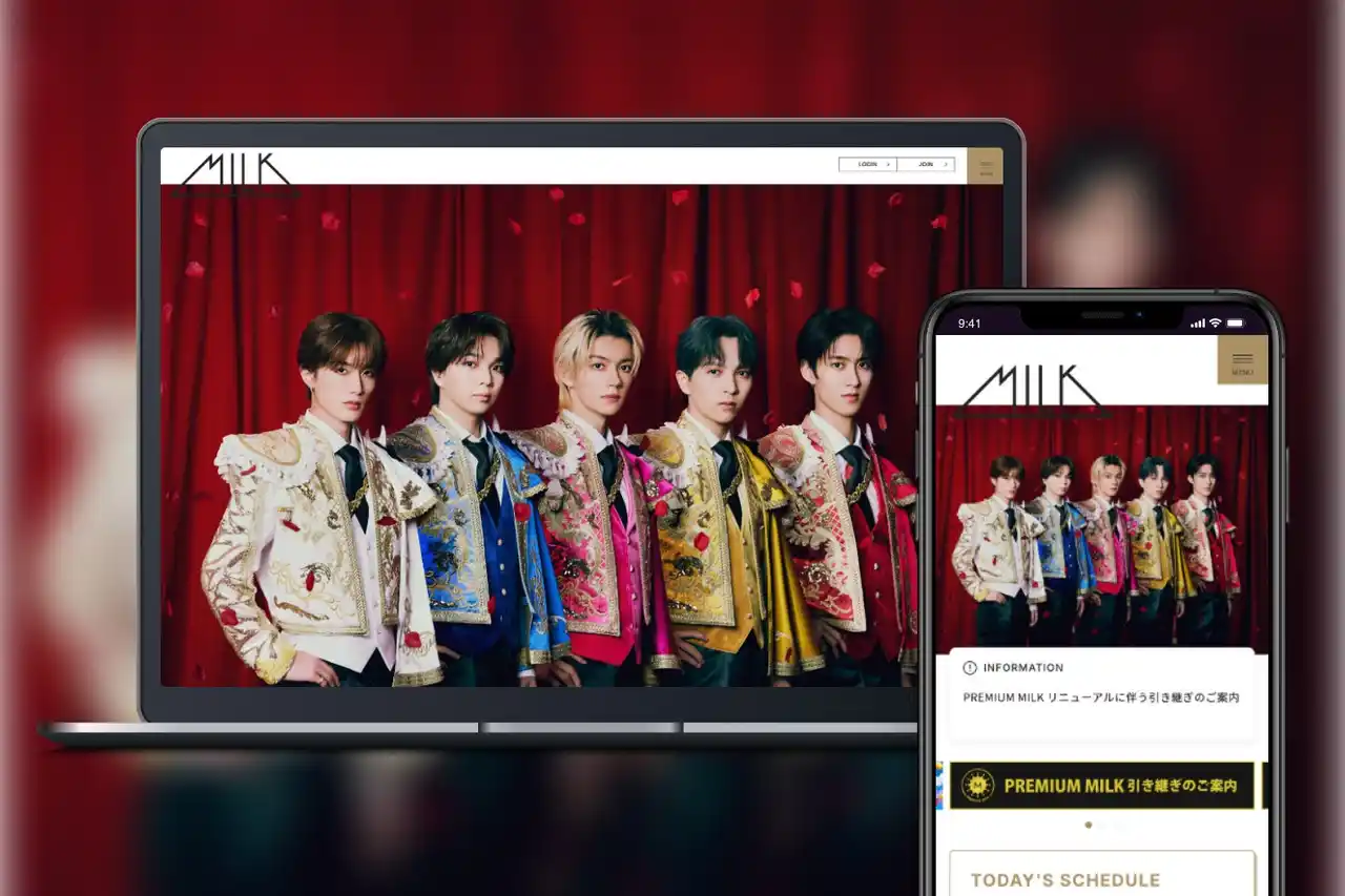 【SKIYAKI】 大人気5人組ダンスボーカルグループ・M!LKのオフィシャルサイトおよびファンクラブがリニューアルオープン