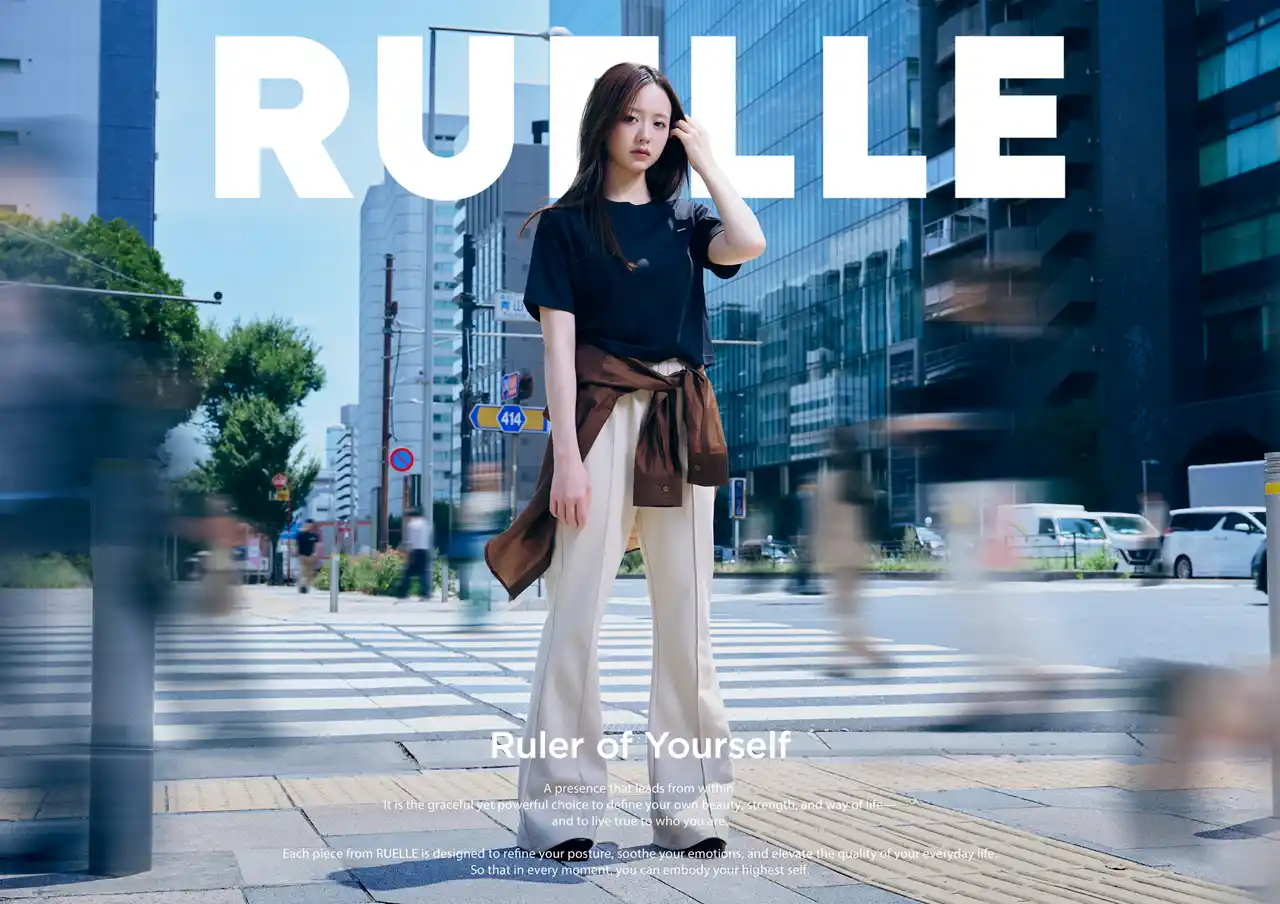 【RUELLE】 森香澄がアスレジャーブランド「RUELLE」の公式イメージキャラクターに就任！“Ruler of yourself”をコンセプトに「RUELLE」を纏った新ビジュアルが公開！