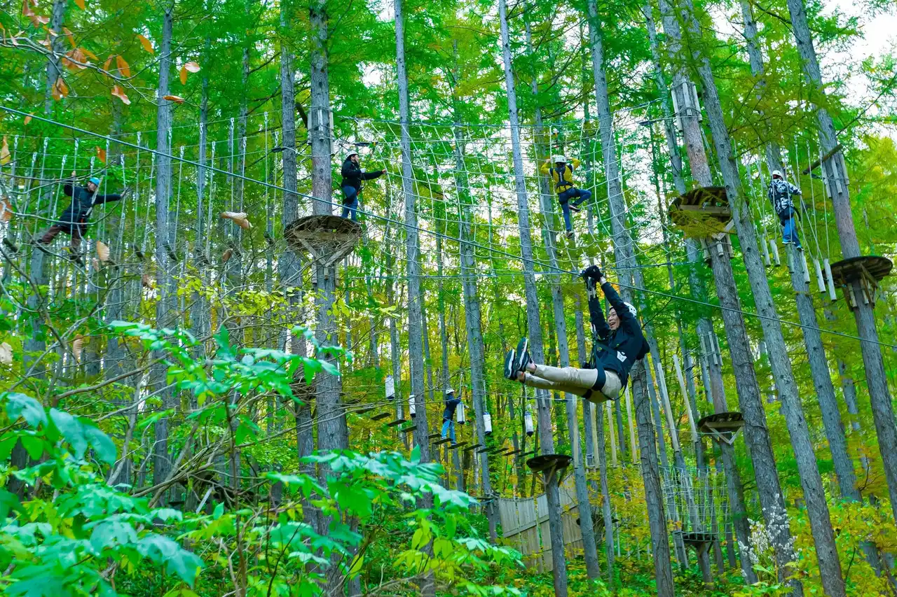 【野口観光マネジメント株式会社】 【北海道・北湯沢温泉／きたゆざわ森のソラニワ】夏休みは家族みんなで一日中楽しめる！日帰りプランのご案内。