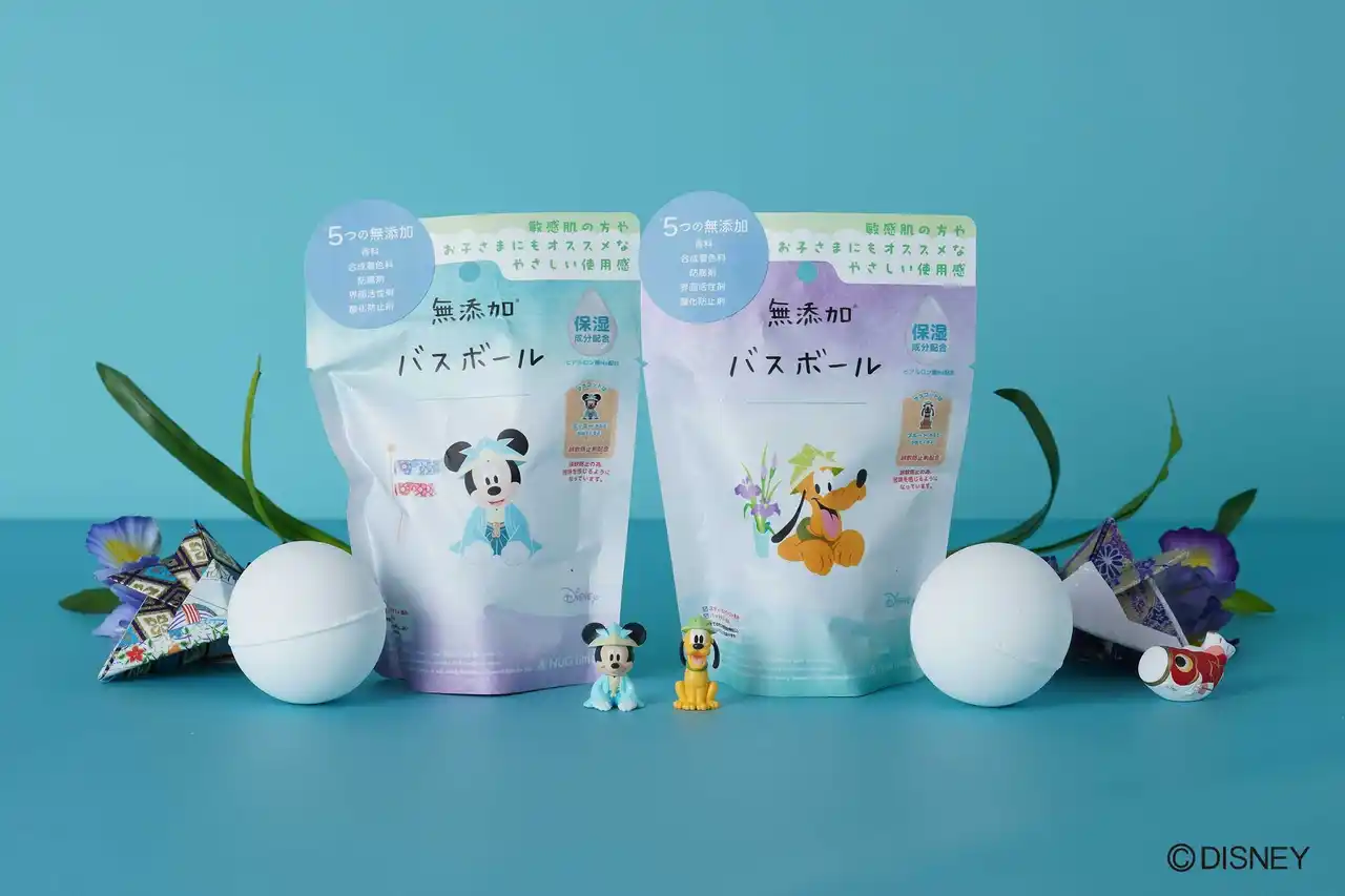 ミッキー＆プルートが端午の節句をお祝い！親子のお風呂時間にそっと寄り添う入浴料「こいのぼーる」が登場。全国のアカチャンホンポとオンラインショップにて限定販売。
