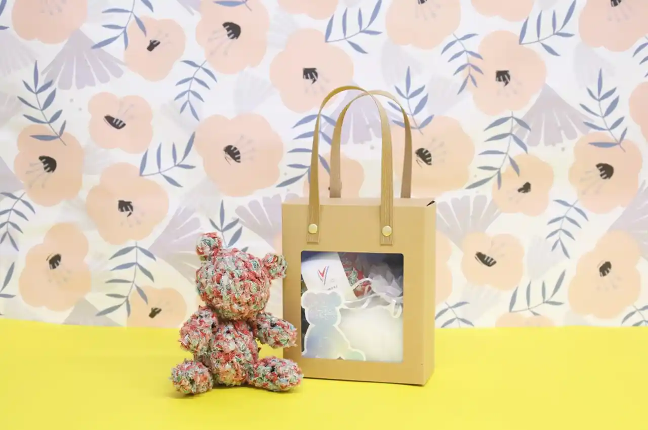 【三和物産株式会社】 着物をアップサイクルした糸で作る、小さなクマのあみぐるみ手芸キット「ベアキット2種」