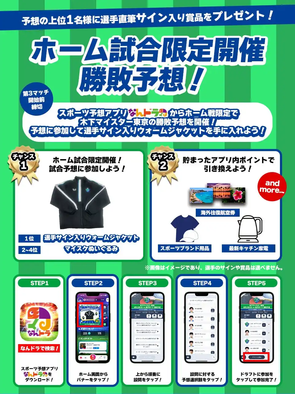 【株式会社なんでもドラフト】 『木下アビエル神奈川』・『木下マイスター東京』11月8日（土）・9日（日） “川崎シリーズ” の予想企画をスポーツ予想アプリ「なんドラ」で開催！