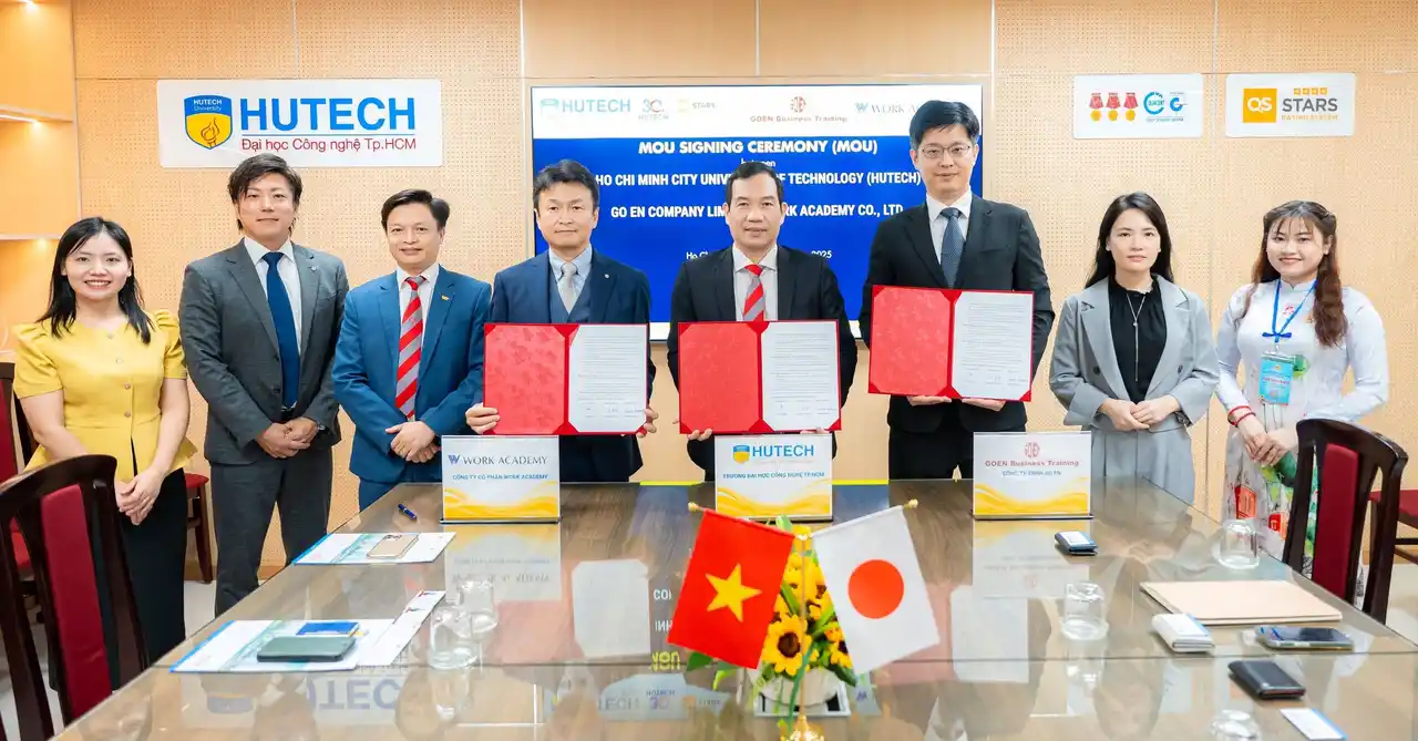 ワークアカデミー、ベトナム名門HUTECH大学とGOENと三者間覚書（MOU）を締結