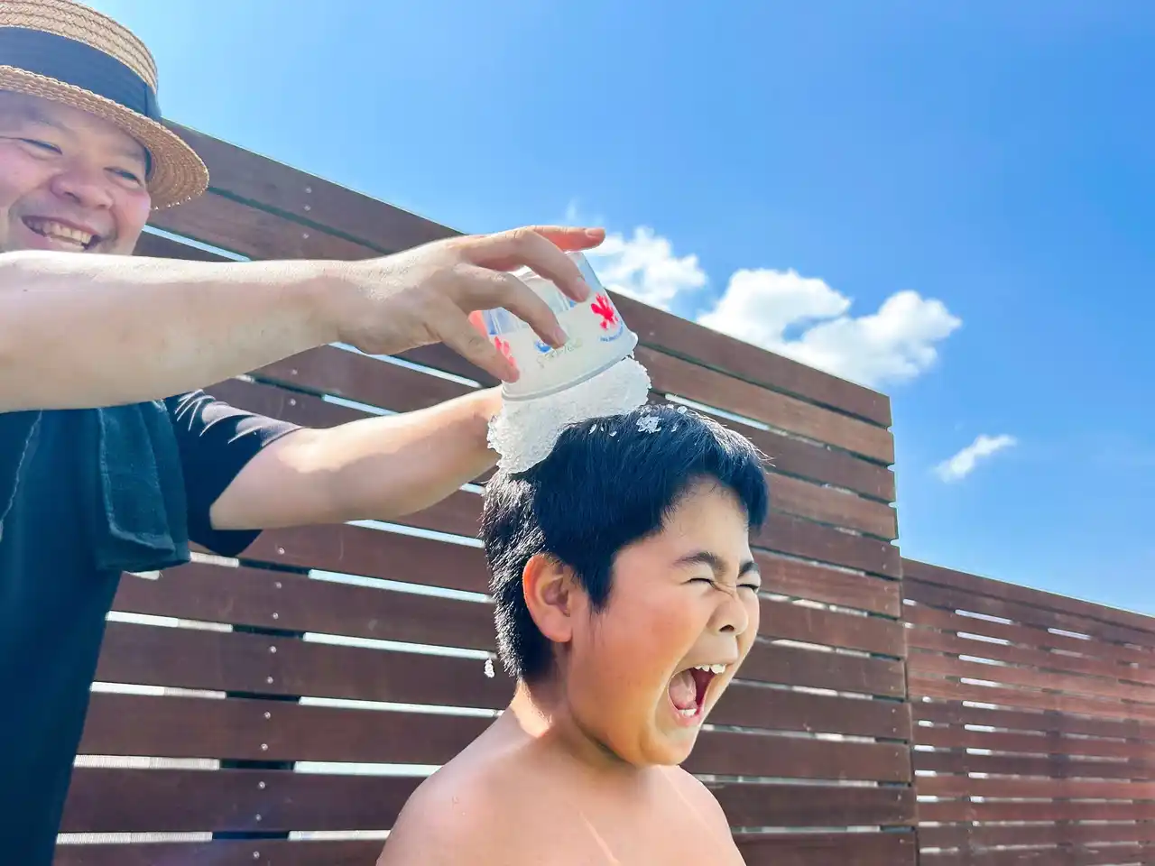 おふろcafe ハレニワの湯に屋上水遊びエリアがオープン。「冷え冷えかき氷タイム」と「スプラッシュタイム」で日本一暑い熊谷をひんやり攻略！