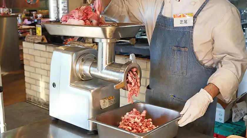 毎日店内挽き挽肉