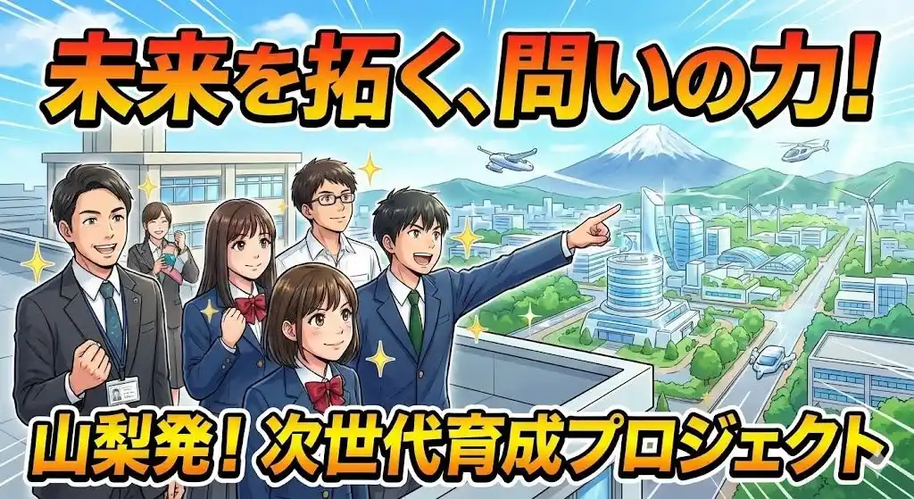 【株式会社イマジナ】 山梨県若手職員が11/26に母校・甲府東高で「水素×メディアリテラシー」の課題解決型授業を実施