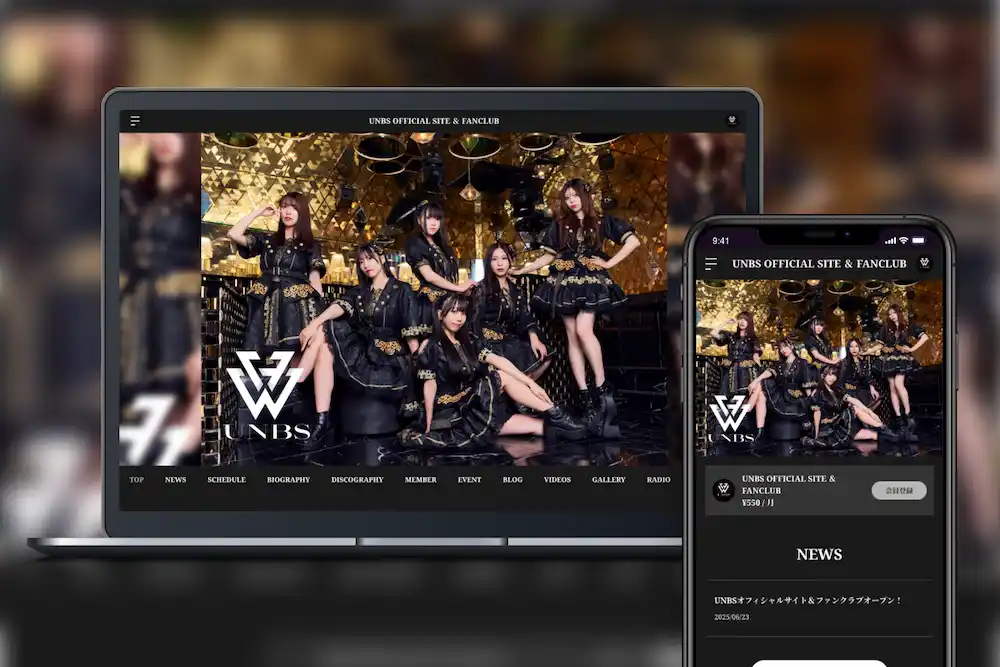 【SKIYAKI】 「Bitfan」にて、ヴィジュアル系ロックアイドルグループ・UNBSのオフィシャルサイトおよびファンクラブをオープン！