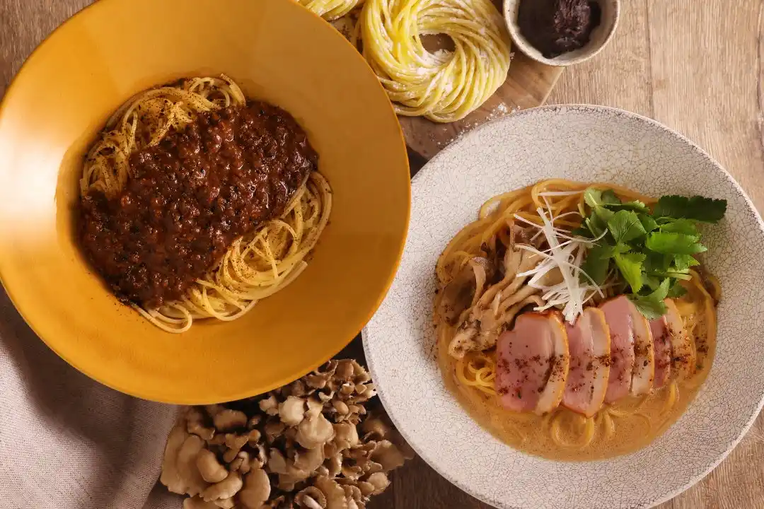 【株式会社ポトマック】 季節の素材を贅沢に愉しむ和パスタ専門店『こなな』から、秋のおすすめパスタ2種が9/3よりスタート！